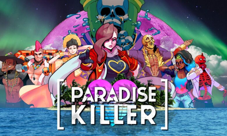Paradise Killer vaporwave